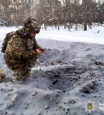 Поблизу залізничних колій на Рівненщині знешкодили міни, скинуті з безпілотника
