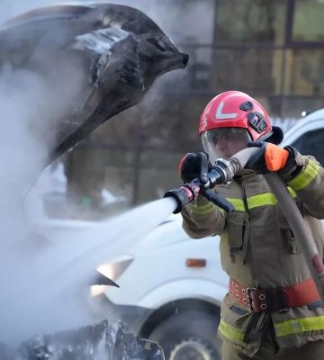 В Ужгороді під час руху загорівся автомобіль