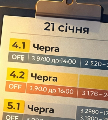 Графіки відключень світла на Одещині 21 січня: де діятимуть обмеження