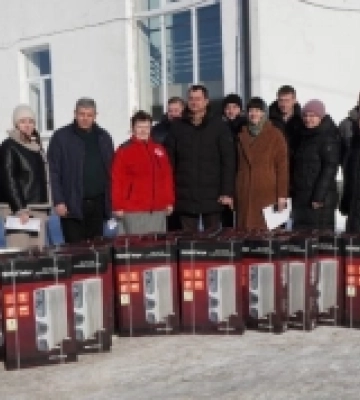 Громада на Волині отримала 29 обігрівачів від Червоного Хреста