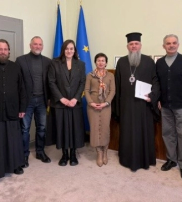 Бережна обговорила з Епіфанієм підготовку до 975-річчя Києво-Печерської лаври