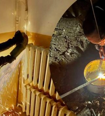 У центрі Львова жінка продає чищені горіхи