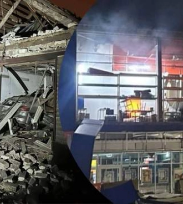 Россияне атаковали Запорожье: повреждены торговый центр и дома
