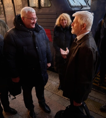 Президент Чехії Петр Павел прибув до Києва з офіційним візитом (Відео)