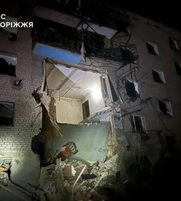 ДСНС Запорізької області: ліквідація наслідків ворожих обстрілів 22 січня