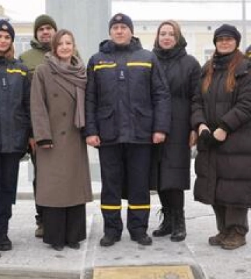 У Полтаві відкрили пам’ятник на честь загиблих рятувальників