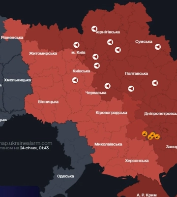 Враг атакует "Шахедами": взрывы прогремели в Харькове и Черкассах
