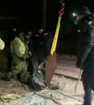 В Киеве после массированного обстрела изъяли и обезвредили неразорвавшуюся боевую часть российского Искандера — фото
