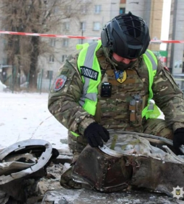 В Днепровском районе Киева обезвредили боевую часть российской ракеты «Искандер-М»