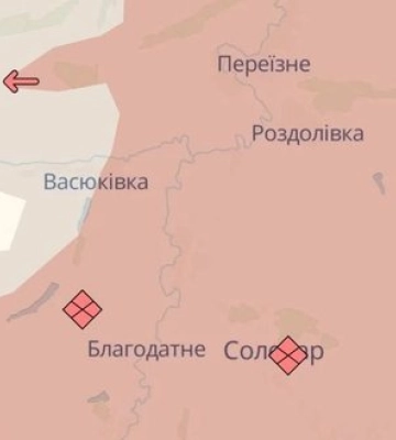 Ворог просунувся у Васюківці та Шаховому на Донеччині, - DeepState. МАПА
