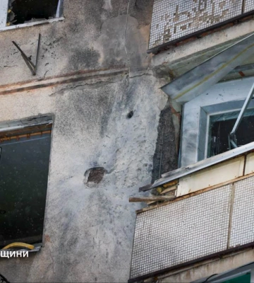 Наслідки ударів ворожих БпЛА по Харкову: є постраждала 