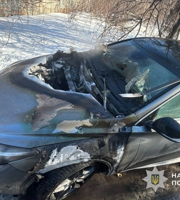 Затримано підозрюваного в умисному підпалі автомобіля у Кам’янському, - поліція Дніпропетровщини