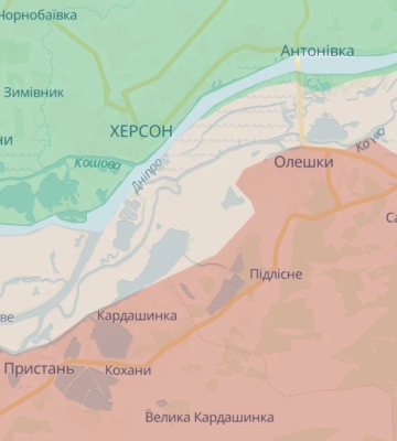 Оккупанты оставили позиции на острове Алексеевский – Волошин