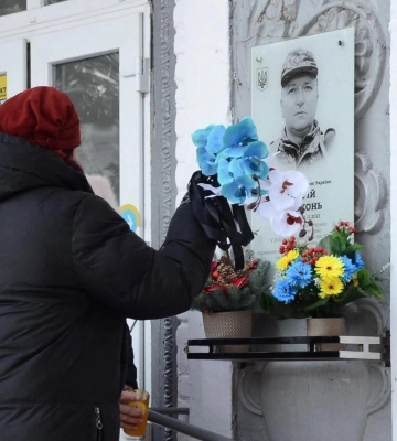 У Рівному вшанували пам'ять 49-річного солдата Андрія Сивоконя