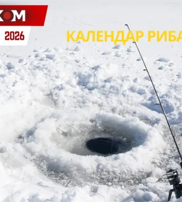 Календар рибалки на лютий 2026 року: коли і на що клює найкраще
