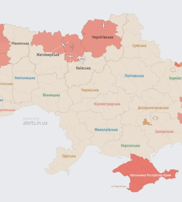 Львівщині загржує удар бойовими безпілотниками (доповнюється)