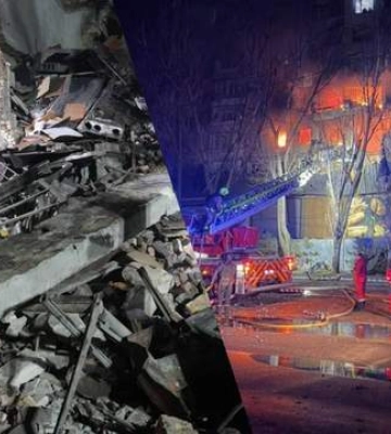 В Одесі триває пошук людей під завалами