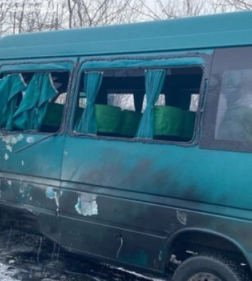 Рашисти вдарили по двох маршрутках на Запоріжжі: минулося без постраждалих. ФОТО