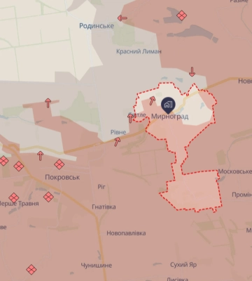 В центре Мирнограда продолжаются стрелковые бои с врагом, РФ стягивает тяжелую технику для штурма