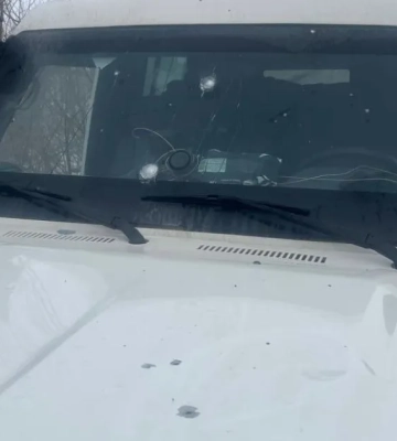 В Пологовском районе российский дрон атаковал авто офицера ДСНС