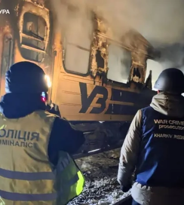 На Харківщині загинуло троє людей через удар РФ по пасажирському поїзду