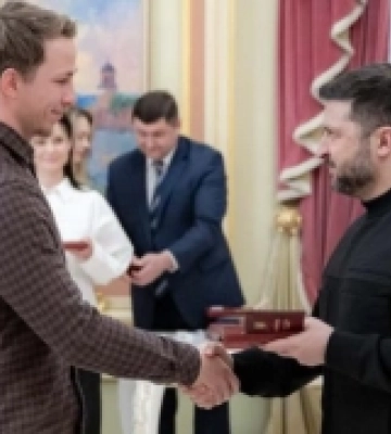 Ветеран із Рівного Олександр Терен отримав нагороду від Президента України