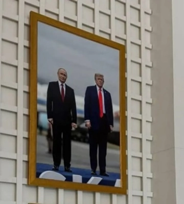 У Білому домі повісили фото Трампа з Путіним