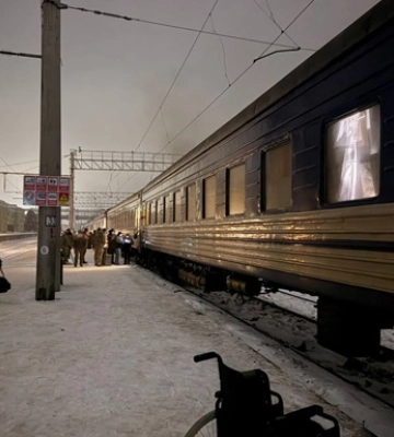 Вцілілі вагони поїзда Барвінкове — Львів, Чоп продовжили рух на захід