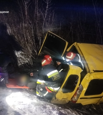 Рятувальники деблокували травмованого водія з легковика у Кропивницькому районі 