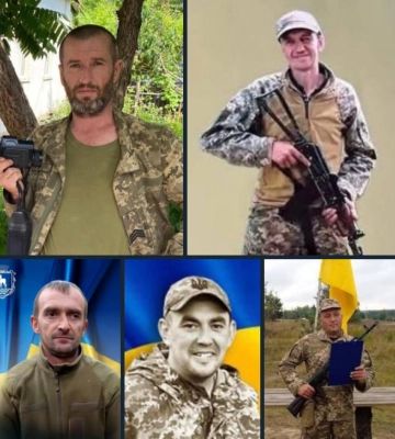 Загинули за свободу держави: Рівненщина попрощалася з п’ятьма захисниками України