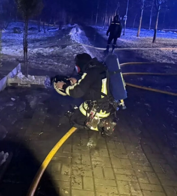 Вночі у Запоріжжі згоріло кафе