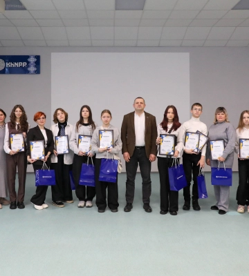На ХАЕС нагородили учасників творчого проєкту