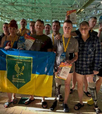 Слобожанські «Скіфи» стали переможцями чемпіонату з плавання серед гвардійців Сходу України.