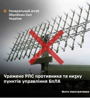 Сили оборони уразили радіолокаційну станцію росіян на окупованій Луганщині, вартістю близько 100 мільйонів доларів