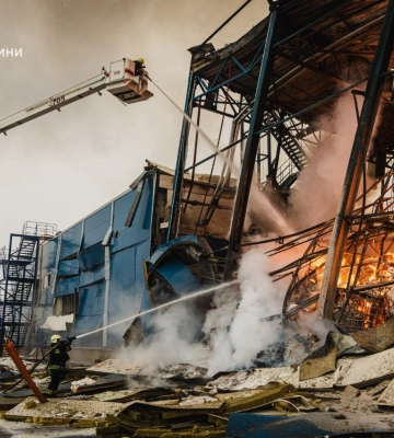 Внаслідок ракетного удару пошкоджено фабрику Philip Morris у Харкові (ФОТО)