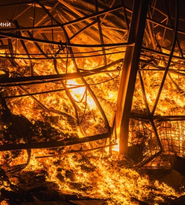 В результате российского удара по Харькову пострадала фабрика Филип Моррис