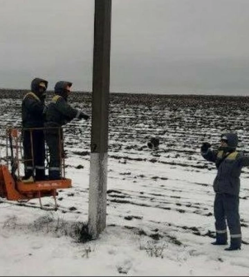 На Одещині через негоду пошкоджені електромережі - у п'яти районах знеструмлення