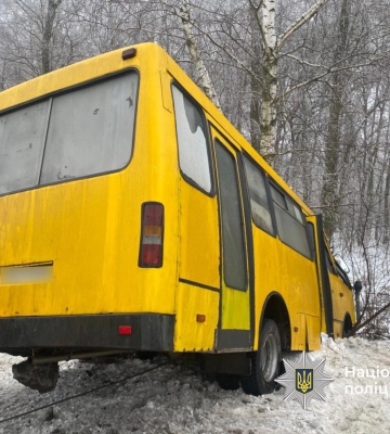 На Вінниччині внаслідок ДТП постраждали водій та пасажирка автобусу, - поліція