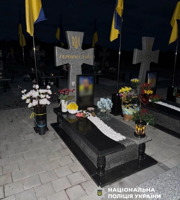 На Рівненщині засуджено рецидивіста, який обікрав могили полеглих Героїв. ФОТО