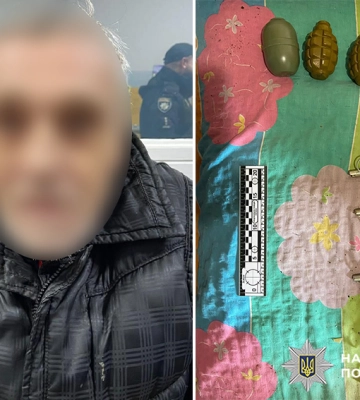 У Летичеві поліцейські Хмельниччини затримали чоловіка, який зберігав бойові гранати та набої