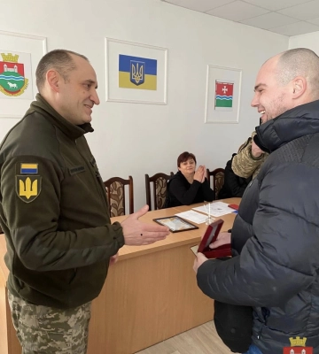 Захисника з Волині нагородили медаллю «Захиснику Вітчизни»