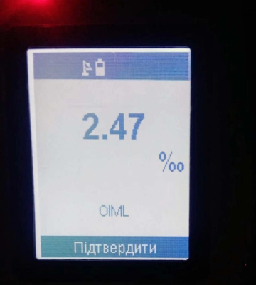 Ночью по Сумской разъезжал водитель, выпивший в 12 раз больше нормы