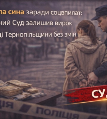 Осліпила трирічного сина заради соцвиплат: Верховний Суд залишив вирок жительці Тернопільщини без змін