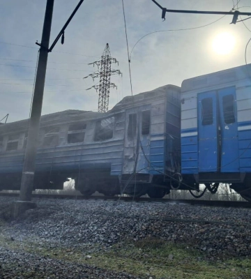 Оккупанты попали по пассажирскому поезду на Днепропетровщине, есть жертва и раненые