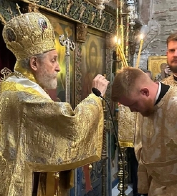 Випускник волинської духовної школи прийняв чернечий постриг у Греції 