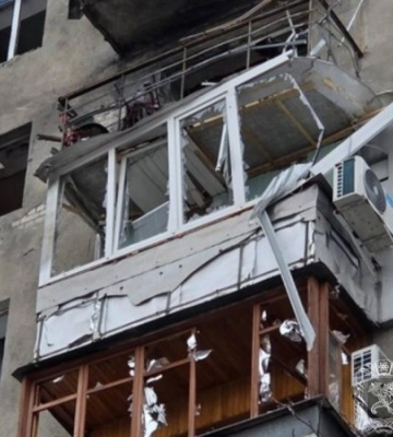 Внаслідок обстрілів на Харківщині пошкоджено будинки, навчальний заклад, енергомережі