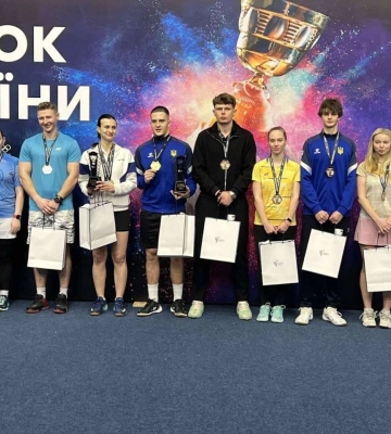 Спортсмени Миколаївщини – переможці та призери Кубка України з бадмінтону