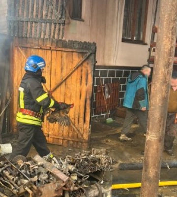 Пожежа Порошково: вогнеборці врятували немовля та свійських тварин з вогню
