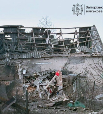 В результате российских обстрелов в Запорожской области повреждены жилые дома и объекты инфраструктуры (Видео)