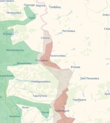 Рашисти просунулися біля Покровки на Сумщині, - DeepState. МАПА